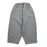 Teddy E Minou Pantalone Tinta Unita con Fantasia A Quadri per Bambina E25PT016C3159 VERDE TEDDY E MINOU 