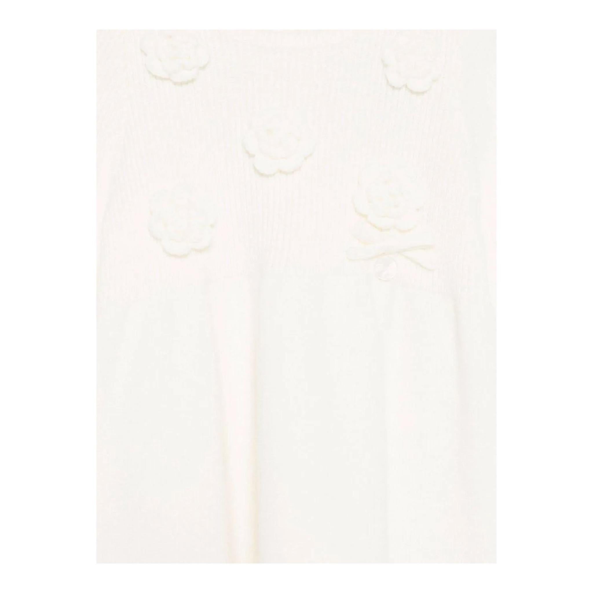 LIU JO abito in maglia manica lunga tinta unita Panna per Neonata HF4021 PANNA LIU JO 