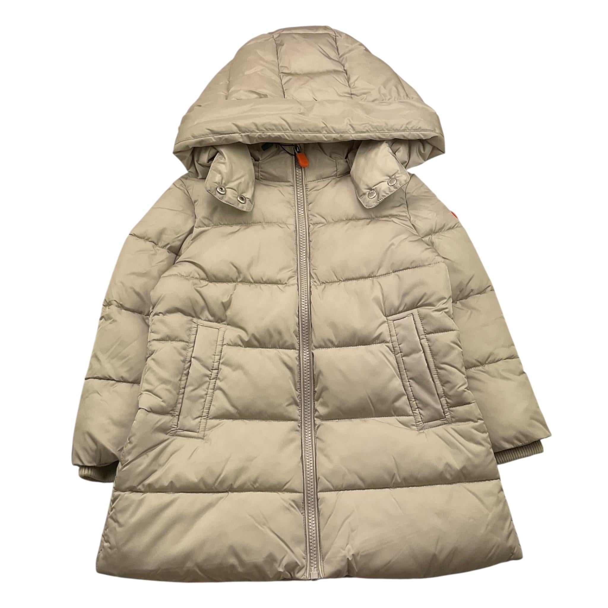 SAVE THE DUCK giubbino tinta unita con cappuccio Beige per Bambino J40270G BEIGE SAVE THE DUCK 