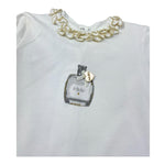 Le Bebe Abito Manica Lunga Tinta Unita con Gonna Tulle per Neonata LBG0465 BIANCO LE BEBE 
