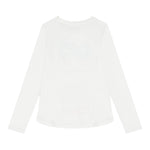 GUESS shirt girocollo tinta unita con stampa Bianco per Neonata K4YI06KAPO0 BIANCO GUESS 