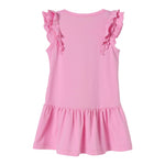 Liu Jo Abito tinta unita Giromanica con Brillantini Rosa per Neonata KA5091XX ROSA LIU JO 