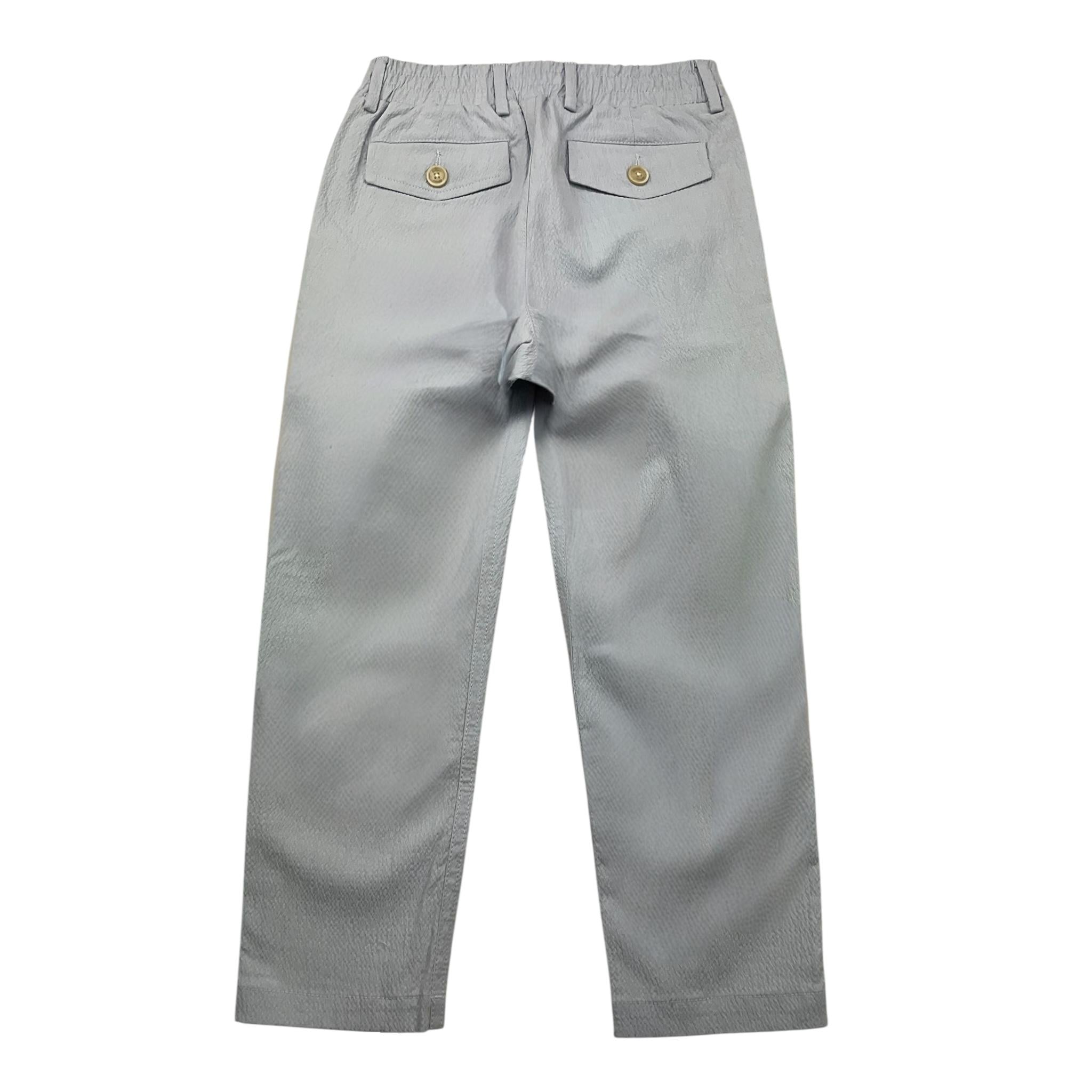 Eleventy Pantalone Tinta Unita con Elastico In Vita per Bambino ES6P20 AZZURRO ELEVENTY 