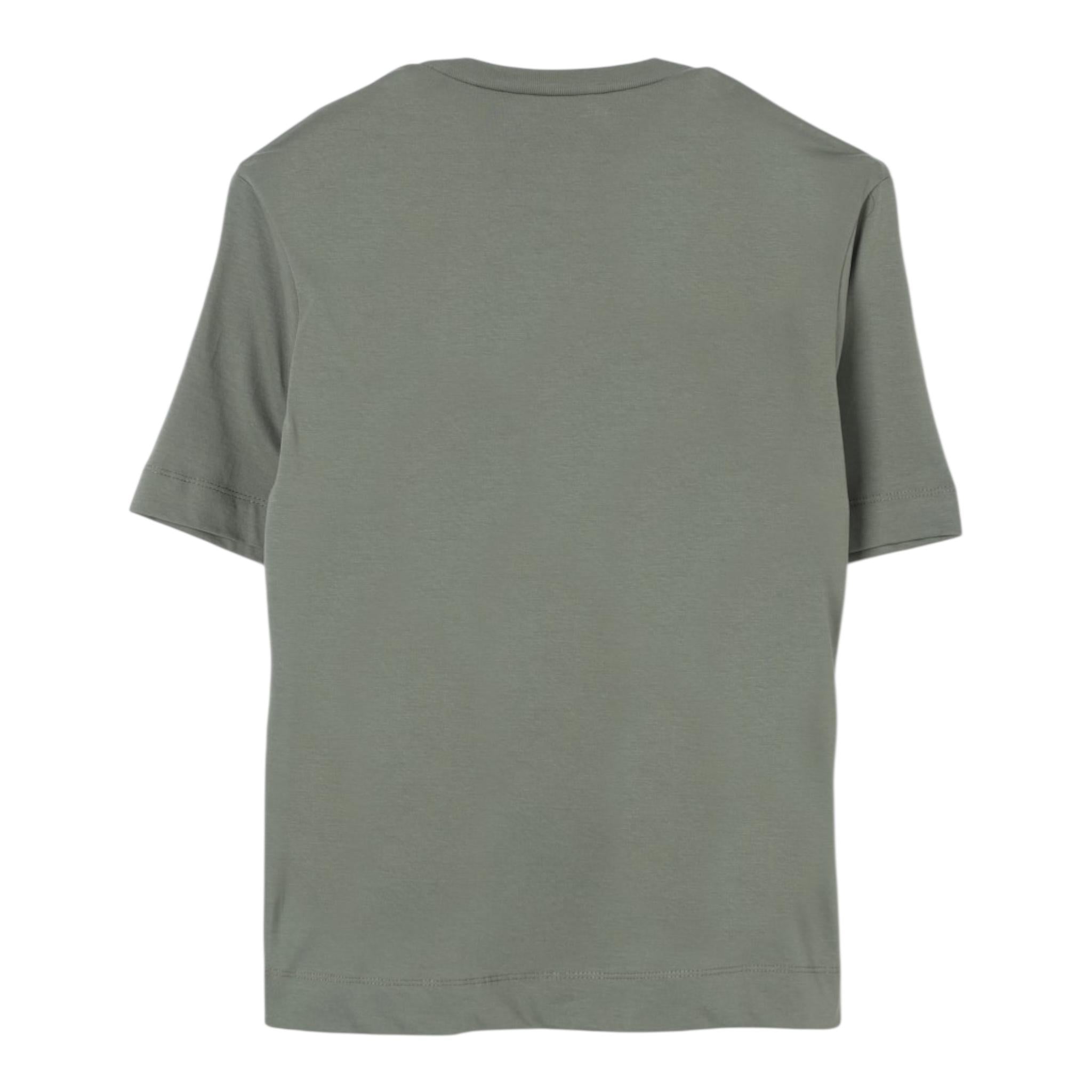 MARNI t-shirt girocollo tinta unita con stampa Verde per Bambino M01265 VERDE MARNI 