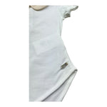 Le Bebe Body Mezza Manica Tinta Unita con Colletto per Neonata LBG6338 BIANCO LE BEBE 
