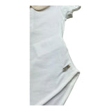 Le Bebe Body Mezza Manica Tinta Unita con Colletto per Neonata LBG6338 BIANCO LE BEBE 