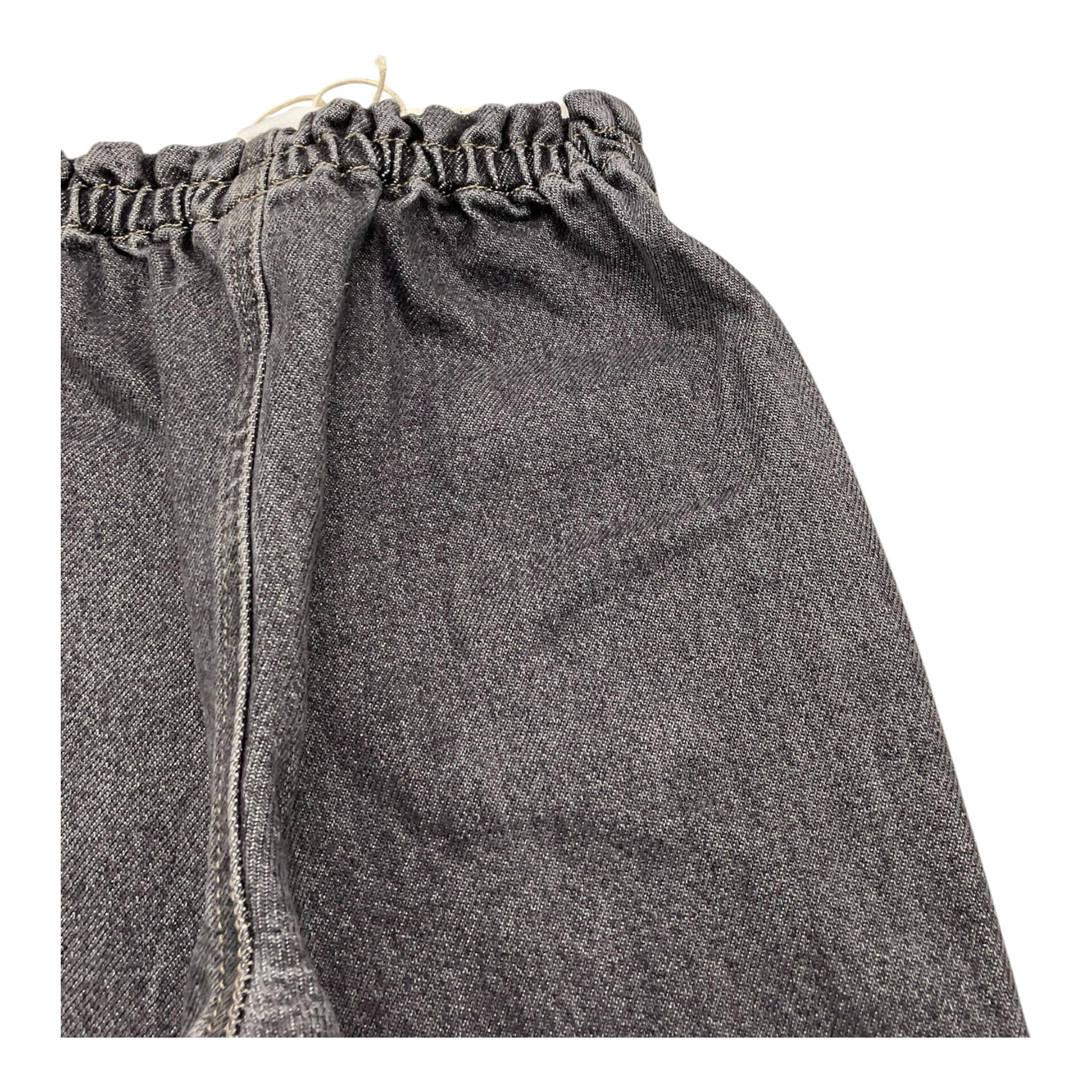 PLAY UP jeans tinta unita con elastico in vita Nero per Neonato PA022AP11605 NERO PLAY UP 