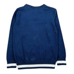 Trussardi Maglia Girocollo Tinta Unita con Logo per Bambino TBP26005MA BLU TRUSSARDI 