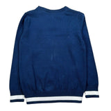 Trussardi Maglia Girocollo Tinta Unita con Logo per Bambino TBP26005MA BLU TRUSSARDI 