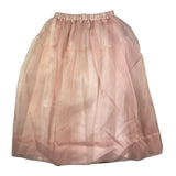 Little Ludo Solid Color Skirt With Elastic Waist Pink For Girls