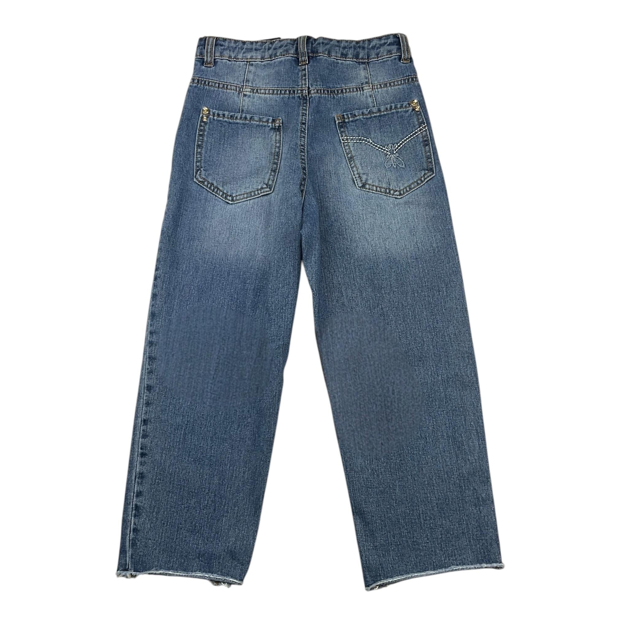 ROY ROGER'S jeans tinta unita con girovita regolabile Blu per Bambina RA190 BLU ROY ROGER'S 