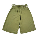 Never Too Bermuda tinta unita con Elastico In Vita Verde per Bambino NT2274R VERDE NEVER TOO 