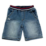 Daniele Alessandrini Bermuda In Denim con Elastico In Vita per Neonato 1296SD00173 BLU DANIELE ALESSANDRINI 