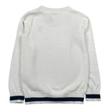 Trussardi Maglia Girocollo Tinta Unita con Logo per Bambino TBP26005MA BIANCO TRUSSARDI 