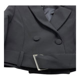 FUN & FUN giacca tinta unita con cinturino Nero per Bambina FJJK00425 NERO FUN & FUN 