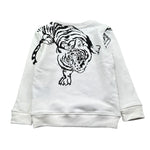 Just Cavalli Felpa Tinta Unita Girocollo con Stampa per Neonato JIP26128FE BIANCO JUST CAVALLI 