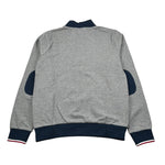 U.S. Polo Assn Felpa con Zip tinta unita con Profili In Contrasto Grigio per Bambino 58752602 GRIGIO U.S. POLO ASSN 