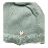 Paz Rodriguez Solid Green Hat For Baby Girl