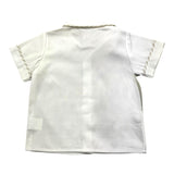 Colibri Solid Color Half Sleeve Shirt With White Collar For Baby