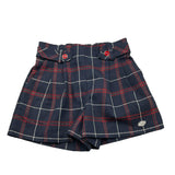 MIRANDA short tinta unita con elastico in vita Blu per Bambina 360229 BLU MIRANDA 