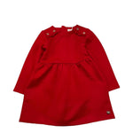 CARRE'MENT BEAU abito tinta unita girocollo Rosso per Bambina Y02107 ROSSO CARRE'MENT BEAU 