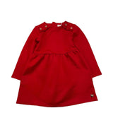 CARRE'MENT BEAU abito tinta unita girocollo Rosso per Bambina Y02107 ROSSO CARRE'MENT BEAU 