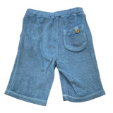 Zhoe &amp; Tobiah Solid Color Elastic Waist Bermuda Shorts Blue For Boys