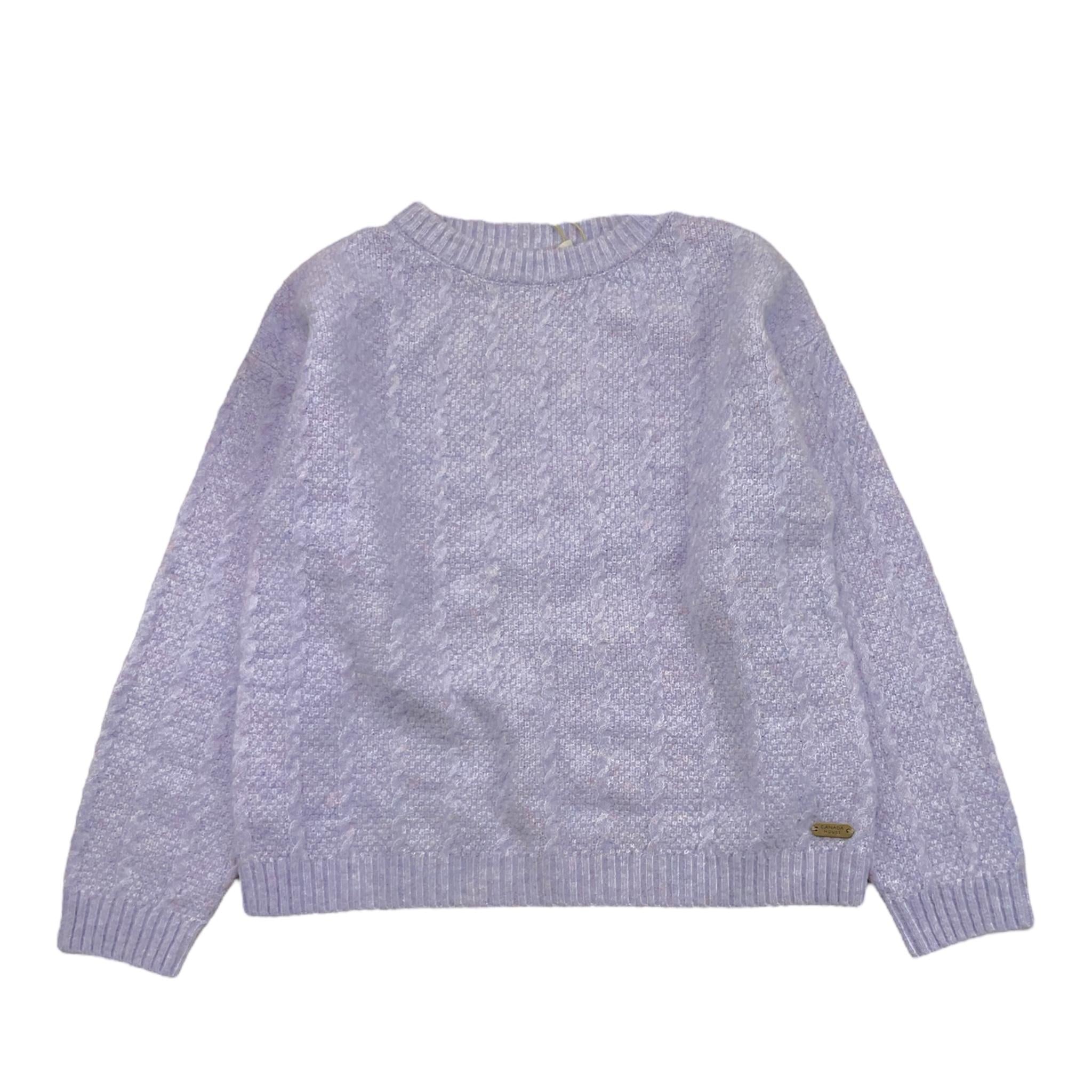 CANADA HOUSE maglia girocollo tinta unita Lilla per Bambina 24482711 LILLA CANADA HOUSE 