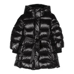 MONNALISA giubbino tinta unita con zip e cappuccio Nero per Neonata 17D100X NERO MONNALISA 