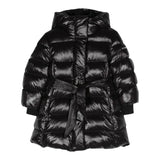 MONNALISA giubbino tinta unita con zip e cappuccio Nero per Neonata 17D100X NERO MONNALISA 