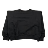 LIU JO felpa chiusa girocollo tinta unita con stampa  Nero per Bambina GF4067 NERO LIU JO 