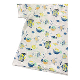 Carre'Ment Beau T-Shirt Crew Neck Solid Color With Fish Print White For Baby