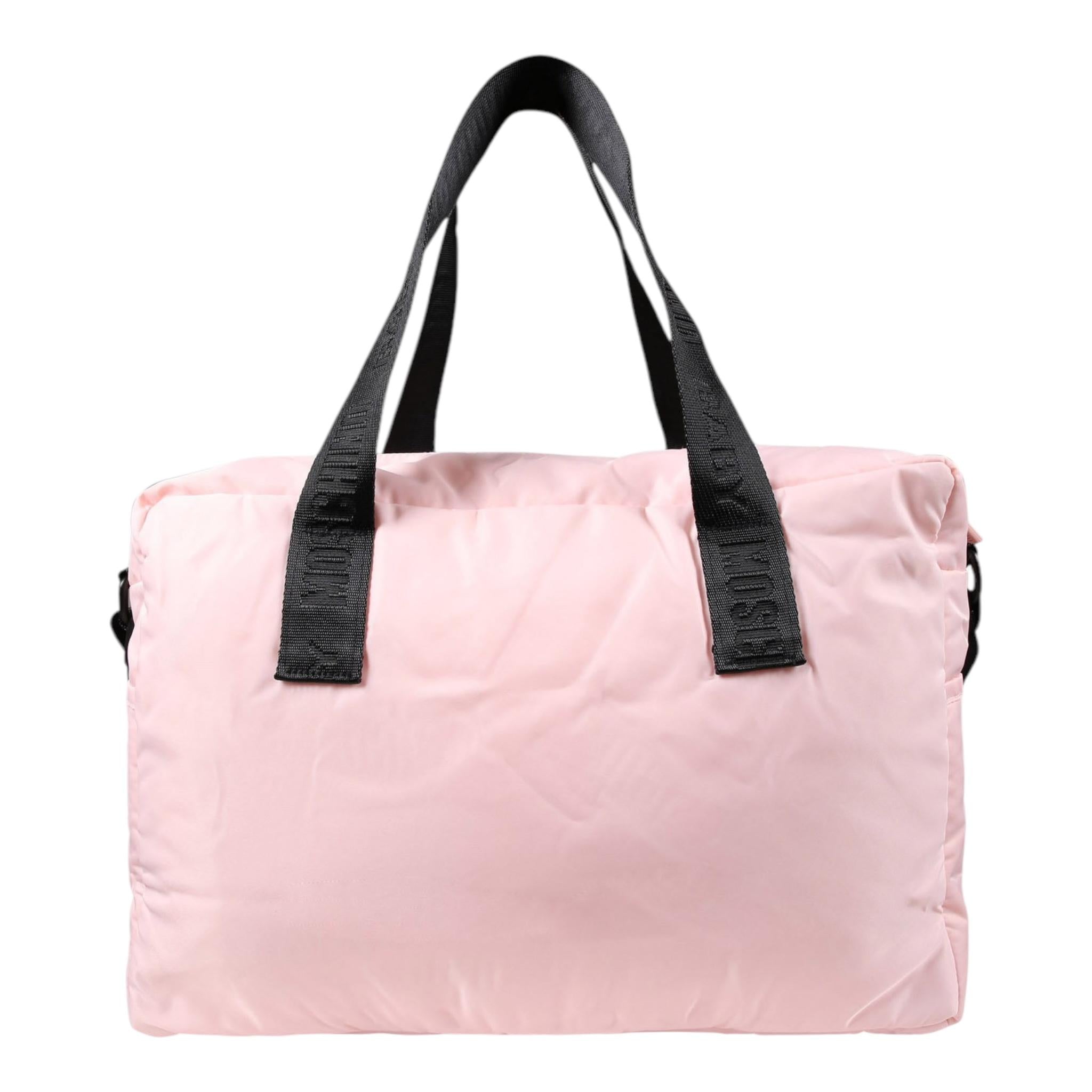 MOSCHINO borsa tinta unita con stampa orso Rosa per Neonata MUX052 ROSA MOSCHINO 