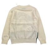 SAINT BARTH maglia girocollo tinta unita con stampa Panna per Bambino DOU00006 PANNA SAINT BARTH 