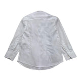 Alessandro Lamura Solid Color Button Down Shirt White For Boys