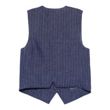Fay Gilet Tinta Unita con Fantasia A Righe per Neonato FW2Q12N BLU FAY 