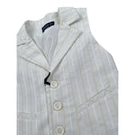 Emanuel Pris Gilet Tinta Unita con Fantasia per Neonato EPC2090BN PANNA EMANUEL PRIS 