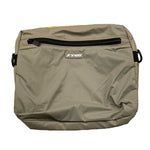 K-WAY borsello tinta unita con zip in contrasto Verde per Bambino B8125RW VERDE K-WAY 