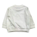 MOSCHINO felpa girocollo tinta unita con stampa Bianco per Neonato MMF060 BIANCO MOSCHINO 