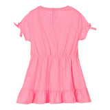 Billieblush Baby Girl Solid Color Pink Print Half Sleeve Dress