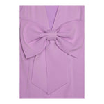 Twinset Abito Mezza Manica Tinta Unita con Fiocco per Bambina 251GJ2QN9 LILLA TWINSET 