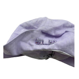 I Delfi Cappello Tinta Unita con Ricamo per Neonata 25P5069 LILLA I DELFI 
