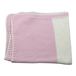 La Stupenderia Coperta Bicolore per Neonata SBCO50102103 BIANCO/ROSA LA STUPENDERIA 