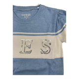 GUESS abito in maglia tinta unita con stampa Azzurro per Bambina K4YK01Z3GW0 AZZURRO GUESS 