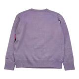 SAINT BARTH maglia girocollo tinta unita con stampa minnie Lilla per Bambina PRC000120 LILLA SAINT BARTH 