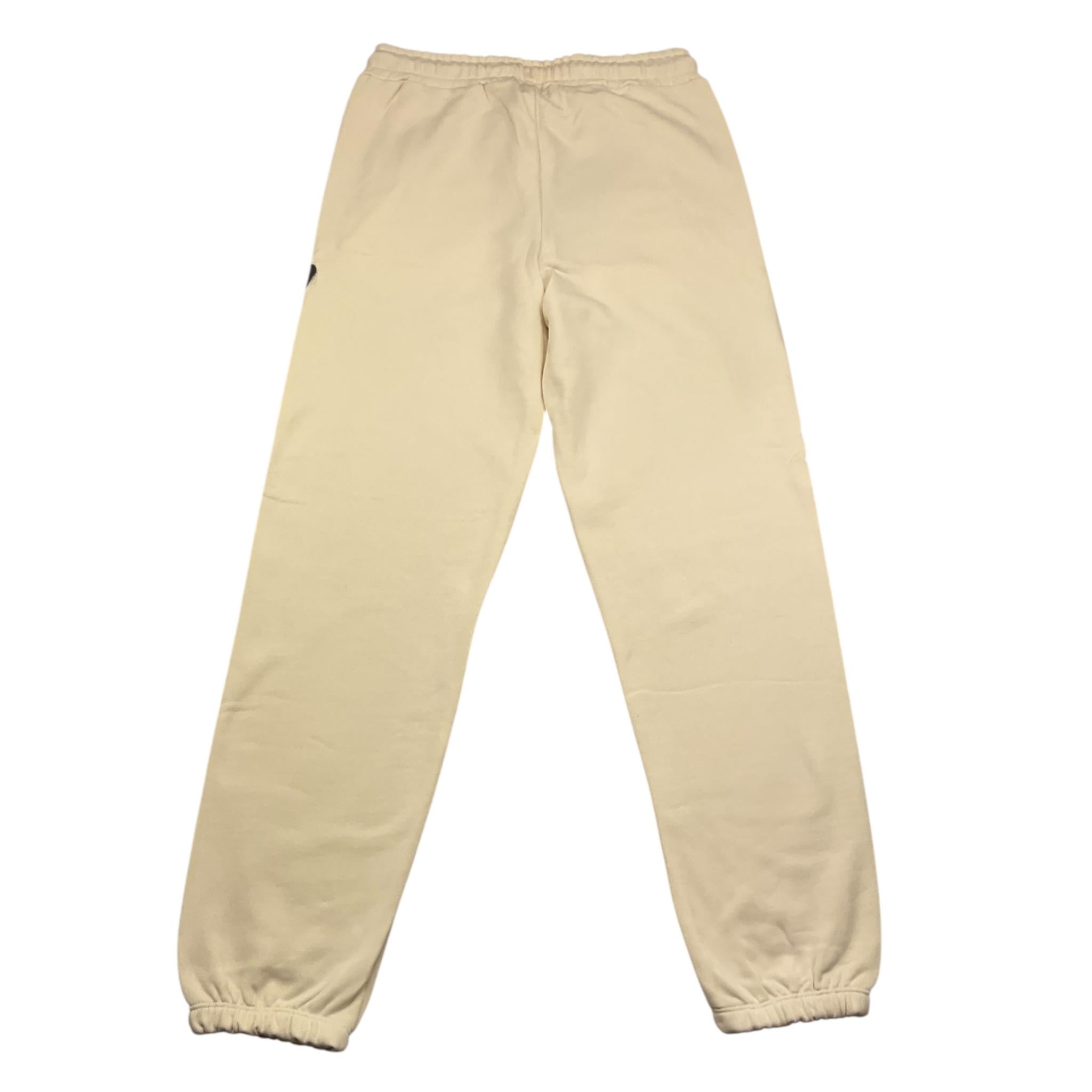 DISCLAIMER pantalone tinta unita modello tuta con stampa Panna per Bambino 24IDK58263X PANNA DISCLAIMER 