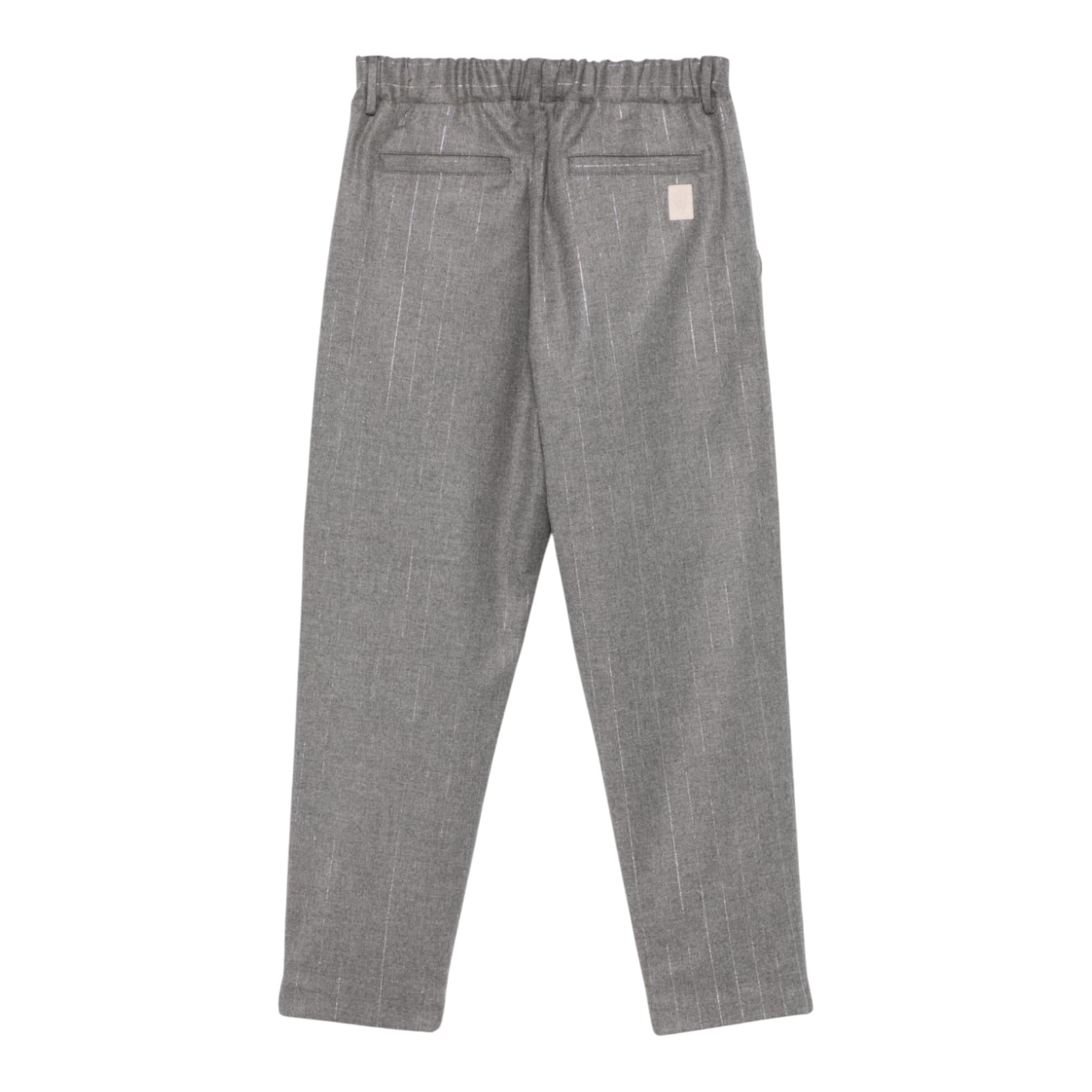 ELEVENTY pantalone tinta unita cn elastico in vita Grigio per Bambina EV6A30 GRIGIO ELEVENTY 