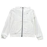 Fay Felpa Tinta Unita con Zip E Cappuccio per Bambino FW4P10XX BIANCO FAY 