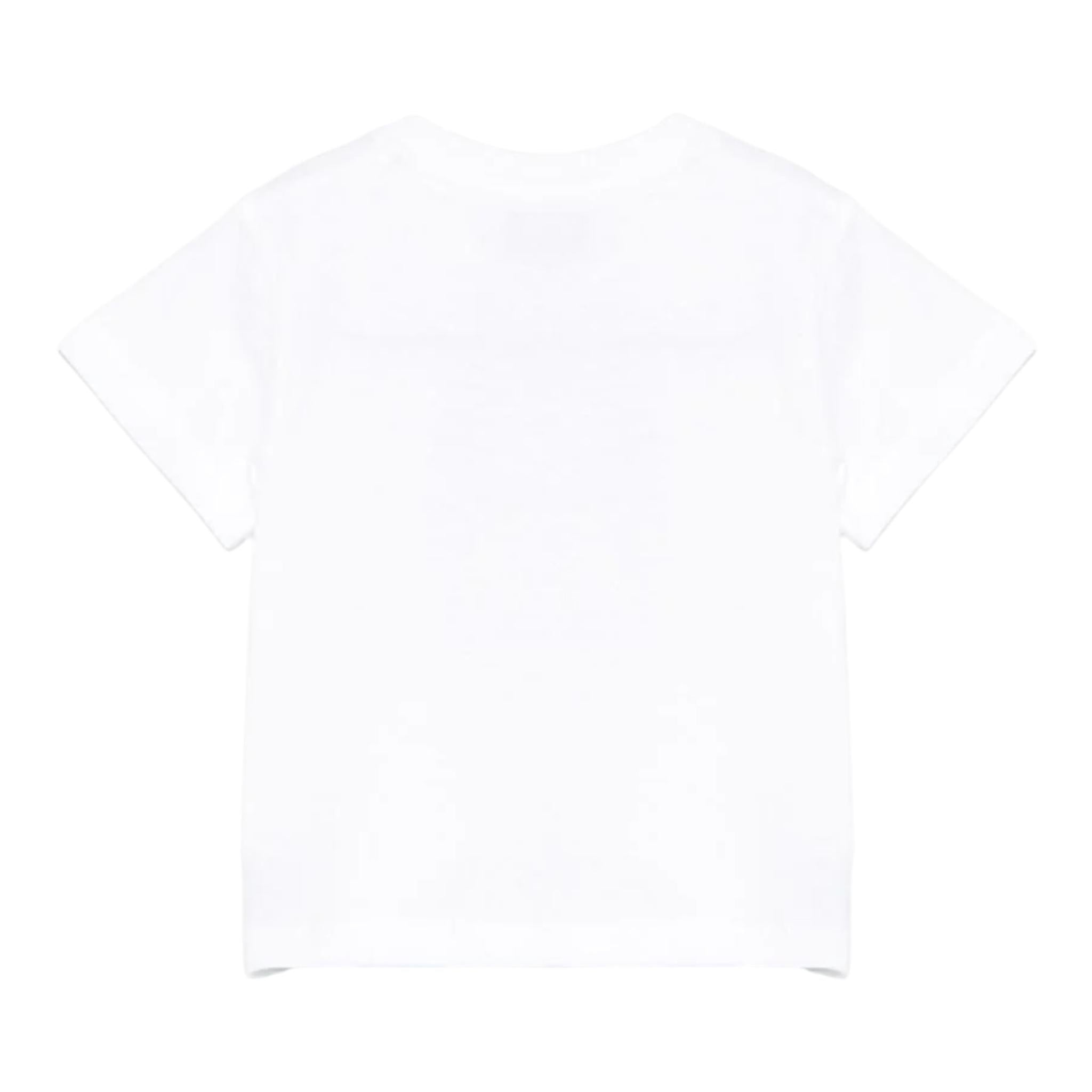 Moschino T-Shirt Girocollo Tinta Unita con Orso per Neonato MNM047XXXN BIANCO MOSCHINO 