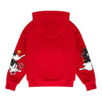 Iceberg Felpa Tinta Unita con Cappuccio E Stampa per Bambino MFICE5105J ROSSO ICEBERG 
